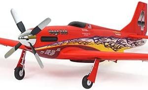 Fms RC Airplane 1100mm (42.2') P-51 Mustang Dago Red V2 PNP (Transmitter, Receiver, Battery, Charger Not Included)
