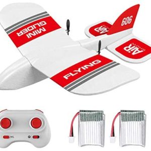 GoolRC RC Plane, KF606 2.4Ghz Remote Control Airplane, EPP Foam Fixed Wing Plane, RTF Ready to Fly Gliding Aircraft Model Toys with 2 Battery for Beginner