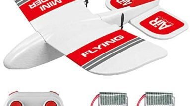 GoolRC RC Plane, KF606 2.4Ghz Remote Control Airplane, EPP Foam Fixed Wing Plane, RTF Ready to Fly Gliding Aircraft Model Toys with 2 Battery for Beginner