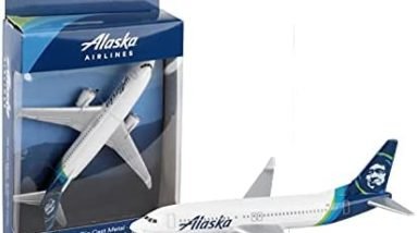 Daron Alaska Airlines Single Plane Vehicle , Blue