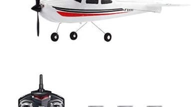 GoolRC WLtoys F949S RC Airplane, 2.4Ghz 3CH RC Plane with Gyroscope, EPP Remote Control Airplane, Easy to Fly RC Aircraft with 3 Batteries