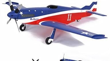Fms Rc Plane 6 Channel Remote Control Airplane 1100mm P-51 MA Mustang with Reflex V2 Rc Planes for Adults PNP (No Radio, Battery, Charger)