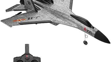 GoolRC WLtoys XK A100 RC Airplane, 3 Channel 2.4GHz Remote Control Airplane, Fixed Wing RC Plane Aircraft, Easy & Ready to Fly for Adults and Beginners (Grey)