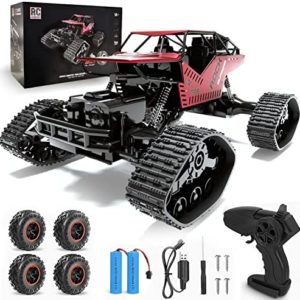 rc car with tracks