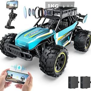 O WOWZON RC Car with 5G HD 1080P FPV Camera, 2.4Ghz Remote Control Car w/ Walkie Talkie Function, 60 Mins Play, 1:20 Scale High Speed Electric Carrier Vehicle Monster Trucks for Kids Adults
