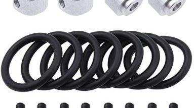 Hobbypark 4pcs RC Airplane Prop Saver 3.17mm with Screws Rubber O Rings Kit for Electric Engine Brushless Motor Shaft E Plane Replacement Parts