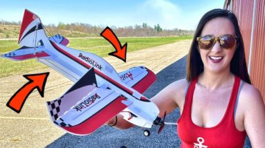 BEST BEGINNER RC STUNT PLANE is SO EASY TO FLY!!! - Radiolink A560