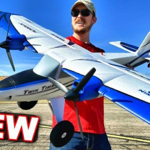 BRAND NEW!!! E-Flite Twin Timber 1.6m DUAL MOTOR RC Plane