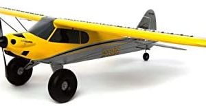 HobbyZone RC Airplane Carbon Cub S 2 1.3m BNF Basic (Transmitter, Battery and Charger not Included) with Safe, HBZ32500, Yellow