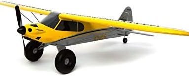 HobbyZone RC Airplane Carbon Cub S 2 1.3m BNF Basic (Transmitter, Battery and Charger not Included) with Safe, HBZ32500, Yellow