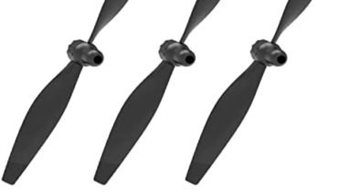 LEAMBE 3 Set Black Nose Propeller Compliance with F4U Corsair Rc Plane