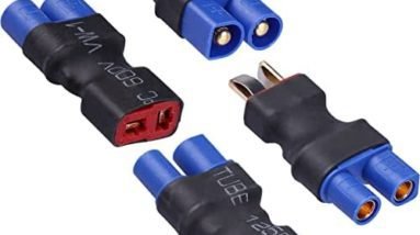 Aimrock 4-Pack Deans Connector/T Plugs to EC3 Adapters for RC Car Plane Lipo Battery