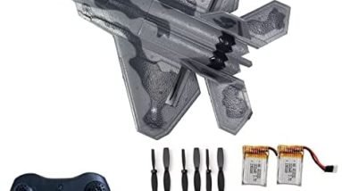 OTXKOO RC Plane Remote Comtrol Airplane RC 2CH Plane, F-22 Remote Control Airplane Ready to Fly, 2.4GHz Aircraft, Easy to Fly RC Glider for Beginners