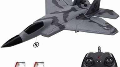 Eayaele Foam F-22 RC 2 CH Remote Control Fighter Jet Plane Airplane Toy for Adults Kids Boys Beginners Easy Ready to Fly(Camouflage)
