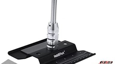 Hobbypark Aluminum RC Car Stand Work with Weight Station Repair Tools for 1/12 1/10 1/8 Crawler Truck Buggy Traxxas Redcat Axial RC4WD Tamiya HPI Black