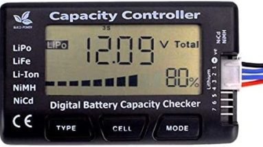 FPVKing RC CellMeter-7 Digital Battery Capacity Checker Controller Tester for LiPo LiFe Li-ion NiMH Nicd
