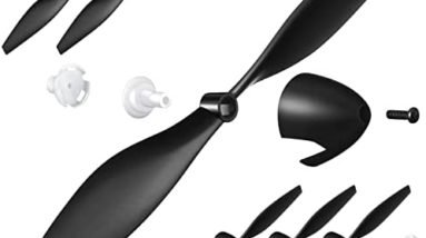 6 Sets Hanaive RC Plane Propellers Compatible with TR-C385 and TR-C285G Propellers RC Airplane Carbon Fiber Nose Cone Compatible with Propeller Savers and Adapters