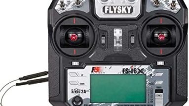 FLYSKY FS-i6X 10CH 2.4GHz RC Transmitter Controller with iA6B Receiver Upgrade Cable for RC Boat Racing Drone