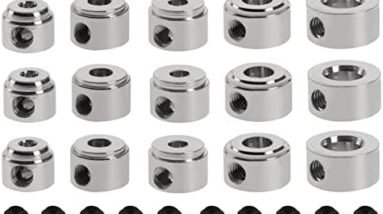 20pcs RC Airplane Plane Landing Gear Wheel Stop Collar Copper Plated M2 M2.5 M3 M4 M5 Landing Gear Stopper RC Airplane Replacement Accessoires