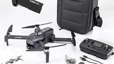 Drone X Pro LIMITLESS 4 GPS 4K UHD Camera Drone for Adults with EVO Obstacle Avoidance, 3-Axis Gimbal, Auto Return Home, Follow Me, Long Flight Time, Long Control Range, 5G WiFi FPV Live Video, EIS, Superior Stabilization (With Travel Case)