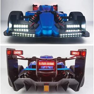 Benedict Harry Front Headlight Rear Tail LED Light Set for ARRMA Limitless F1 1/7 RC Car Model Upgrade Decoration Parts