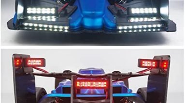 Benedict Harry Front Headlight Rear Tail LED Light Set for ARRMA Limitless F1 1/7 RC Car Model Upgrade Decoration Parts