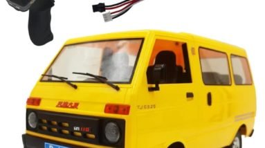 The perseids Remote Control Car WPL D42 RTR RC Drift Cars, 1/10 Full Scale RC Rock Crawler 2.4Ghz Offroad RC Truck and Trailer All Terrain Car RC Racing Climb Vehicle High Speed Van Car Bus Model Toys