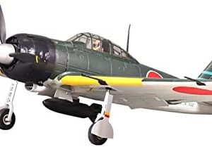 FMS Zero Fighter A6M3 RC Airplane 6CH 1400mm (55.2") Wingspan Green with Flaps LED Retracts PNP Warbird