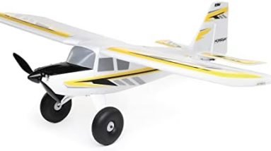 E-flite RC Airplane UMX Timber X BNF Basic Transmitter Battery and Charger Not Included with AS3X and Safe Select 570mm EFLU7950