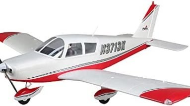 E-flite RC Airplane Cherokee 1.3m BNF Basic Transmitter Battery and Charger Not Included with AS3X and Safe Select EFL54500