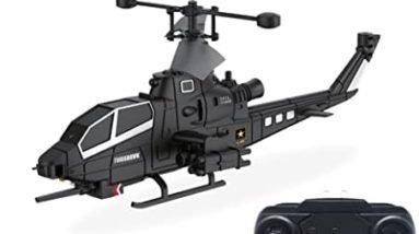 Lollipop United States Army Remote Control Tomahawk Helicopter Toy, Flying Radio Controlled Military Combat Copter Model, RC Planes for Kids