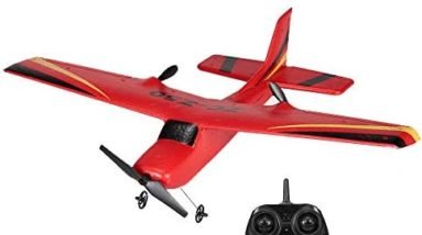 GoolRC Z50 RC Airplane, 2.4G 2CH Remote Control Airplane, EPP Foam RC Plane Glider with Gyro RTF Easy to Fly for Beginners