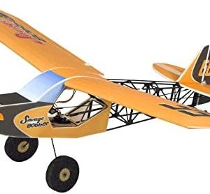 Viloga E32 Savage Bobber Slow Flyer, 600mm Wingspan Durable PP Foam RC Plane Kit to Build for Adults, DIY Fixed Wing Model Airplane for Hobby Fly (KIT+Motor+Prop+Servo+ESC)