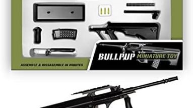 GoatGuns Miniature Bullpup Model Black | 1:3 Scale Die Cast Metal Build Kit