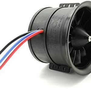 Powerfun EDF 90mm 12 Blades Ducted Fan with RC Brushless Motor 1100KV Balance Tested for EDF 8S RC Jet Airplane