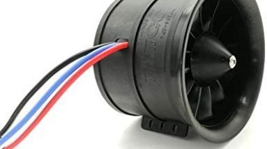 Powerfun EDF 90mm 12 Blades Ducted Fan with RC Brushless Motor 1100KV Balance Tested for EDF 8S RC Jet Airplane