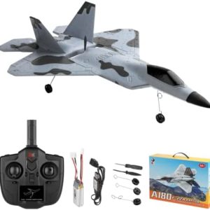 WLtoys A180 RC Airplane, 3 Channel Remote Control Plane with 3D/6G Axis Gyro Mode, 2.4Ghz RC Planes with Brushless Motor, Adjustable Rudder, RC Airplanes for Adults