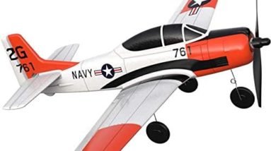 VOLANTEXRC RC Plane T28 Trojan with 6-Axis Gyro Stabilizer Easy to Fly for Beginners PNP Version No Battery No Trainsmitter No Charger (761-9 PNP)