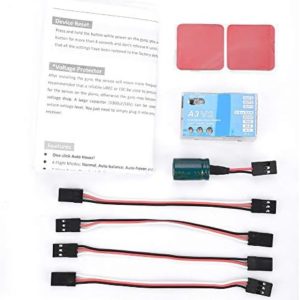 Durlclth Flight Controller-F50A 3-Axle Gyro A3 V2 Flight Controller Stabilizer System for RC Fixed-wing Airplane