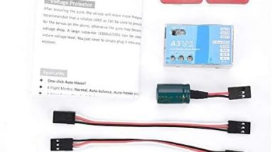 Durlclth Flight Controller-F50A 3-Axle Gyro A3 V2 Flight Controller Stabilizer System for RC Fixed-wing Airplane