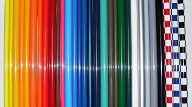 RC Airplane Covering Film 60 x 200cm Red/Yellow/Blue/Green/White/Black Multi-Colors, High Strength Heat Shrinkable RC Plane Covering Material for Balsa Wood Model Airplane (Bright Red, 2 Meters)