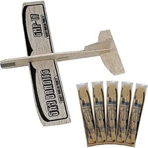 Granite Mountain Products Balsa Wood Planes Toys Set - 6 Balsa Glider Kits | Model Toy Airplane Kits | 6 Glider Planes | Classic Toys Perfect for Party Favors, Parties, BBQ's