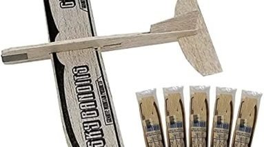 Granite Mountain Products Balsa Wood Planes Toys Set - 6 Balsa Glider Kits | Model Toy Airplane Kits | 6 Glider Planes | Classic Toys Perfect for Party Favors, Parties, BBQ's