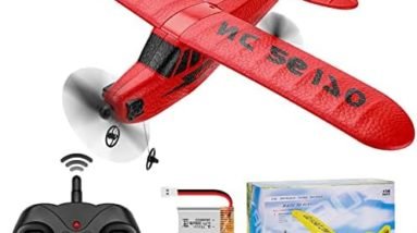 Makerfire RC Plane FX-803 2.4GHz 2 Channel Remote Control Airplane with 6-Axis Gyro Easy to Fly RTF Plane for Beginner Boys Kids