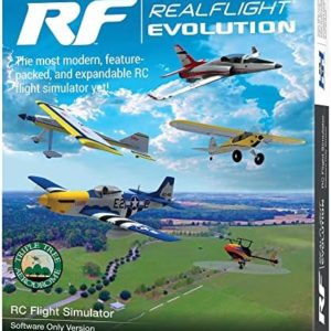 RealFlight Evolution RC Flight Simulator Software Only RFL2001 Air/Heli Simulators Compatible with VR headsets Online Multiplayer Options