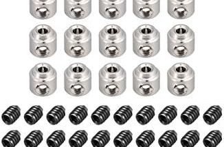 uxcell 20PCS RC Airplane Plane Landing Gear Wheel Stop 2.1mm Shaft Hole Dia.
