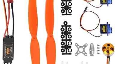 Dilwe RC Brushless Motor, RC 1000KV Brushless Motor 40A ESC SG90 9G Micro Servo 1060 Propeller Upgrade Replacement Compatible with RC Plane(1000KV Motor 40A ESC 9G Servo 1060 Propeller)
