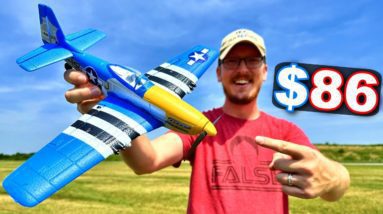 $86 RC Warbird - BEST P-51 RC Airplane RTF for BEGINNERS!