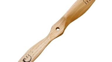 XOAR PJN 18x6 Electric RC Airplane Propeller 18 Inch 2 Blade Beechwood Prop for Electric Fixed-Wing RC Planes