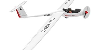 UJIKHSD RC Glider Plane Remote Control Airplane Electric RC Sailplane 2.6m Wingspan & Plastic Unibody Fuselage Brushless PNP Version with Power Brushless Motor